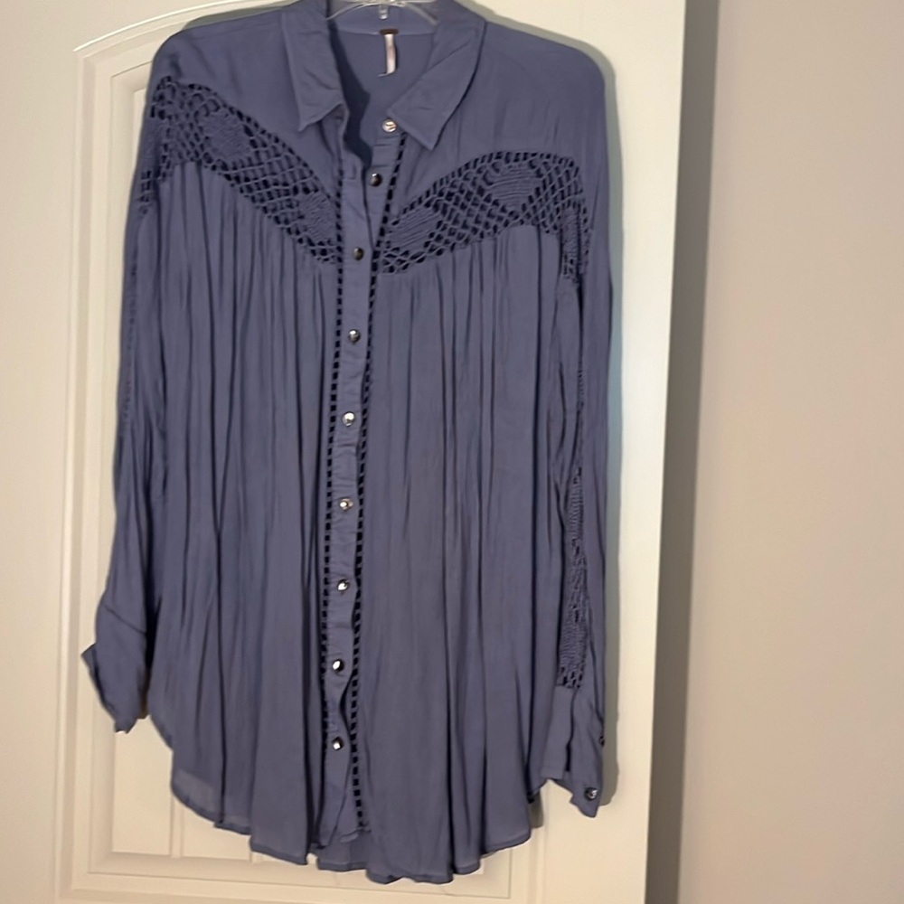 Free people button up shirt